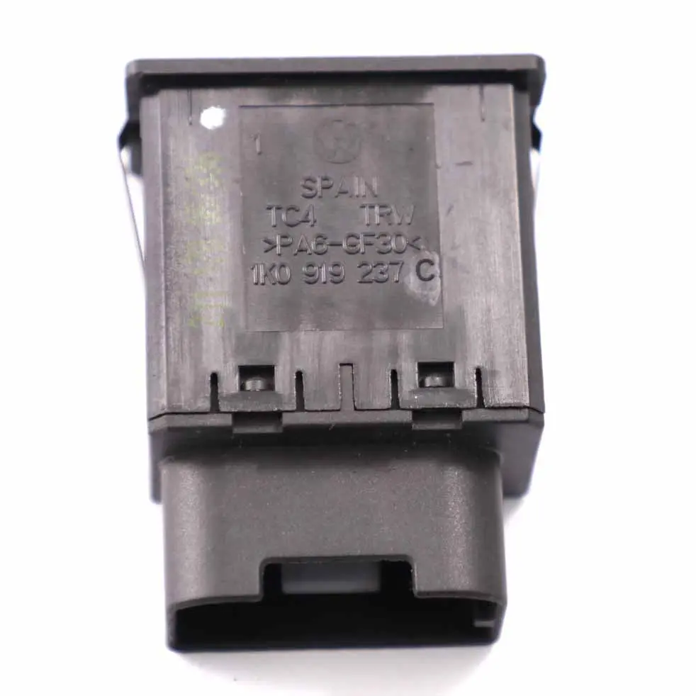 VW Golf 5 Interrupteur désactivation de l'airbag Bouton verrouillage - SKU 1K0919237C - Numéro de pièce 1K0919237C