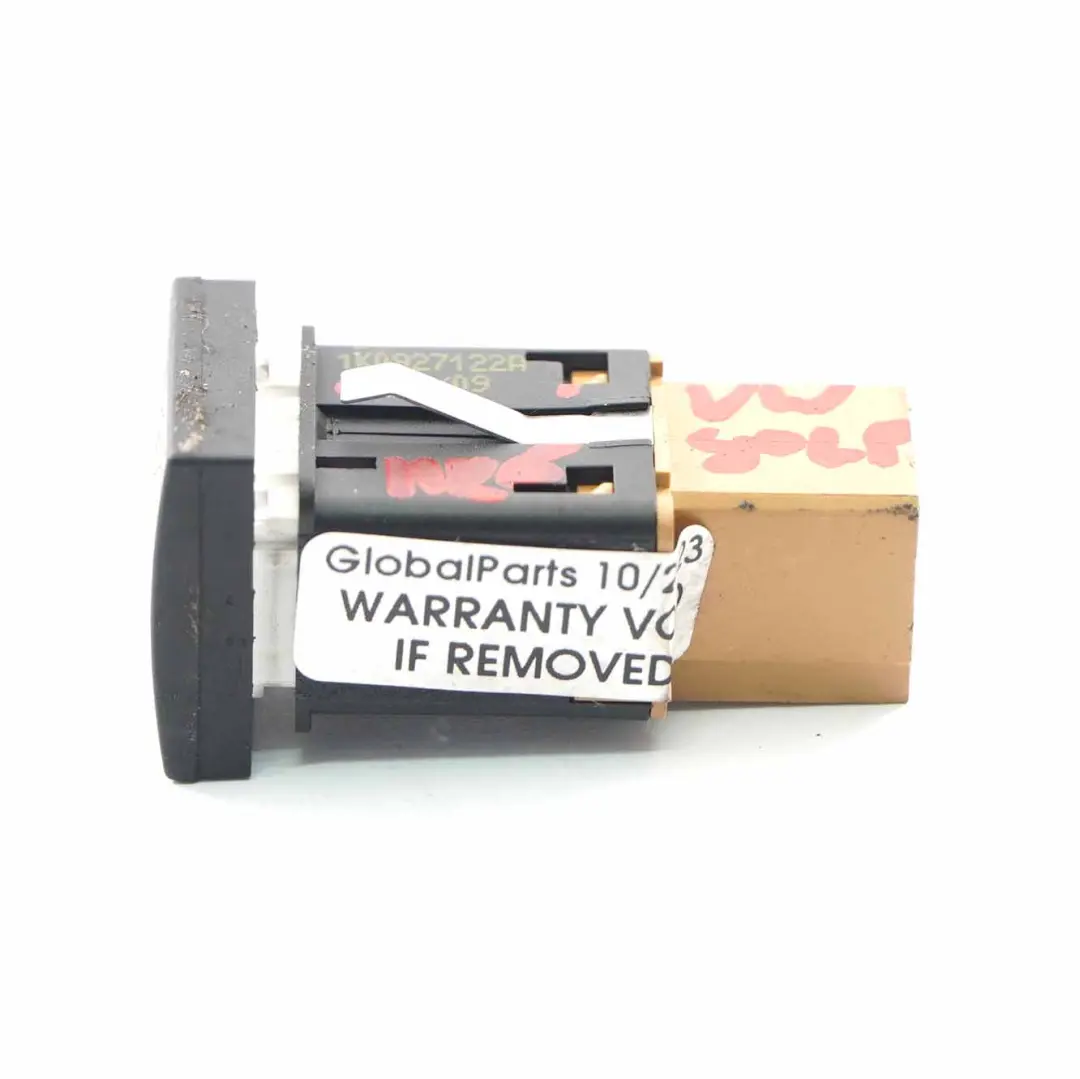 VW Volkswagen Golf 6 PDC Parking Aid Assist Sensor Switch Button - SKU 1K0927122A - Part number 1K0927122A