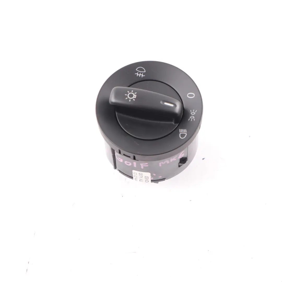  Botón interruptor faros delanteros VW Volkswagen Golf 6 color negro - SKU 1K0941431BB - Número de pieza 1K0941431BB