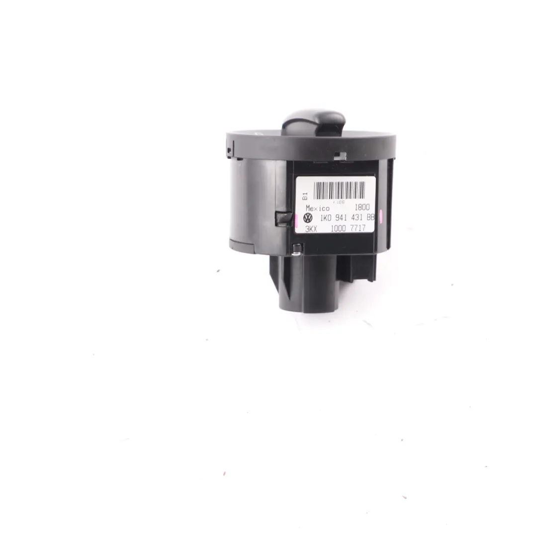  Botón interruptor faros delanteros VW Volkswagen Golf 6 color negro - SKU 1K0941431BB - Número de pieza 1K0941431BB
