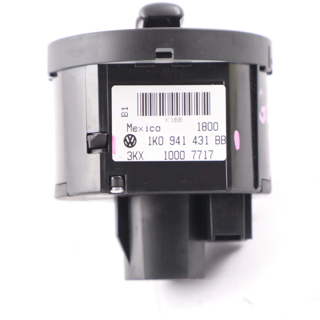 Headlight Lamp Switch Button Unit Black to VW Volkswagen Golf 6 with Part number 1K0941431BB VW Volkswagen Golf 6 Headlight Lamp Switch Button Unit Black - SKU 1K0941431BB - Part number 1K0941431BB