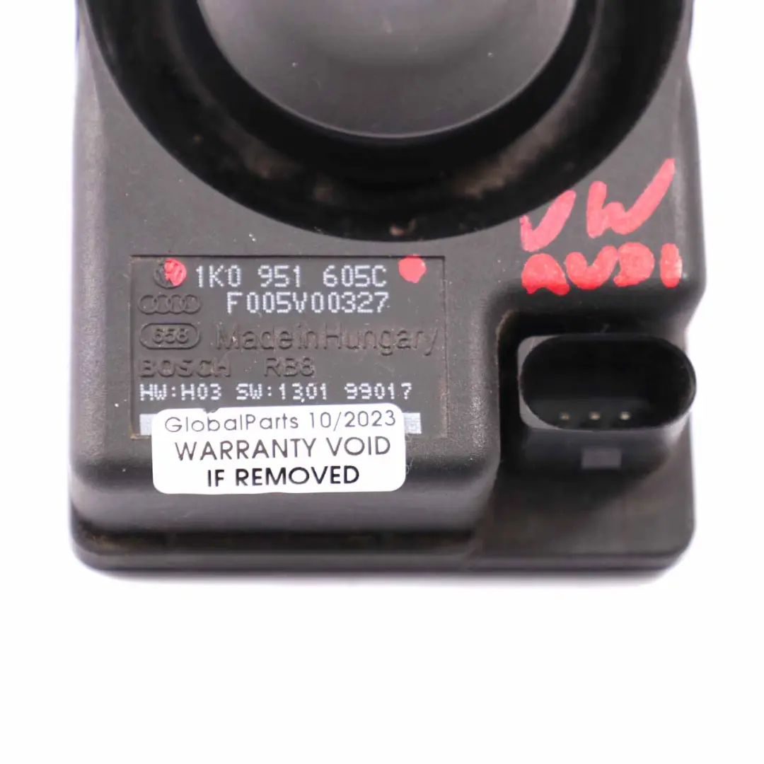 VW Volkswagen Golf Audi Seat Sistema de Alarma Sirena Antirrobo Señal - SKU 1K0951605C - Número de pieza 1K0951605C