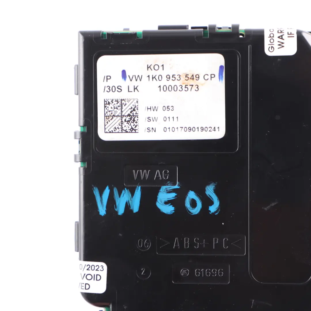 VW Golf MK6 Module de contrôle de la colonne de direction 1K0953549CF - SKU 1K0953549CP - Numéro de pièce 1K0953549CP