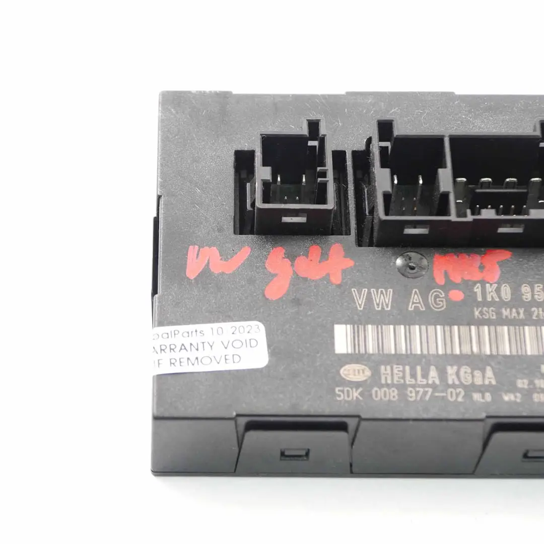 VW Golf 5 Body Corpo Controllo Unità Modul BCM Unità Comfort ECU - SKU 1K0959433BT - Numero di parte 1K0959433BT