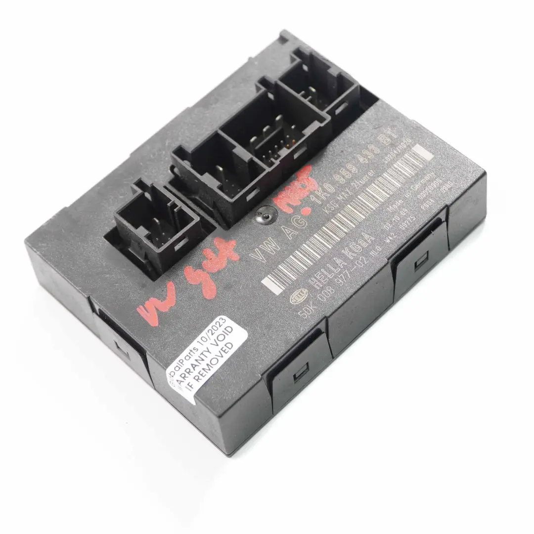 VW Golf 5 Body Control Comfort Unit Module BCM Convenience Unit ECU - SKU 1K0959433BT - Part number 1K0959433BT