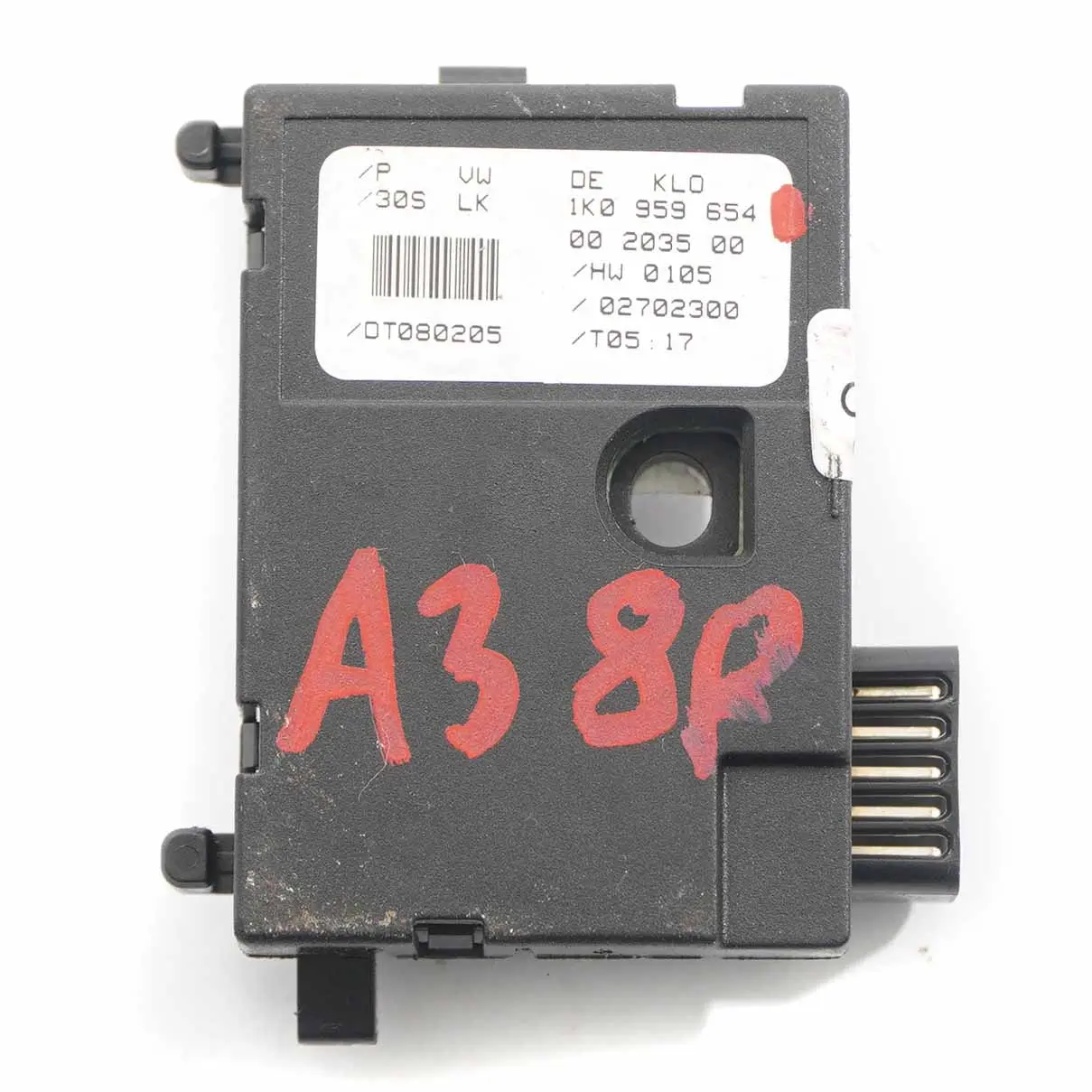 Módulo unidad control sensor ángulo posición volante Audi A3 8P 1K0959654