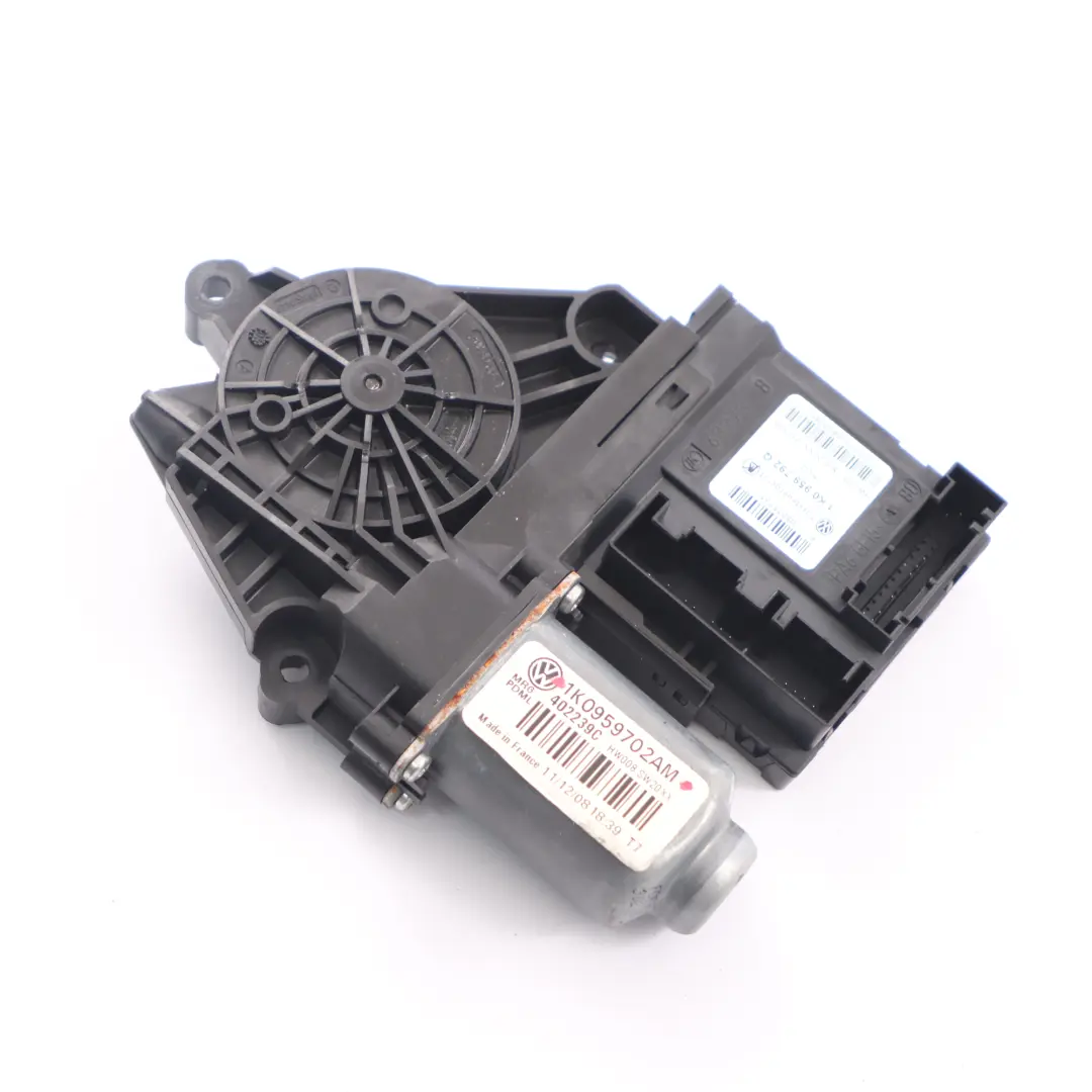 Volkswagen VW Golf VI Window Lifter Motor Front Left N/S Mechanism - SKU 1K0959702AM - Part number 1K0959702AM