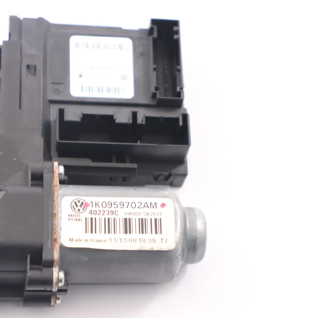 Volkswagen VW Golf VI Window Lifter Motor Front Left N/S Mechanism - SKU 1K0959702AM - Part number 1K0959702AM