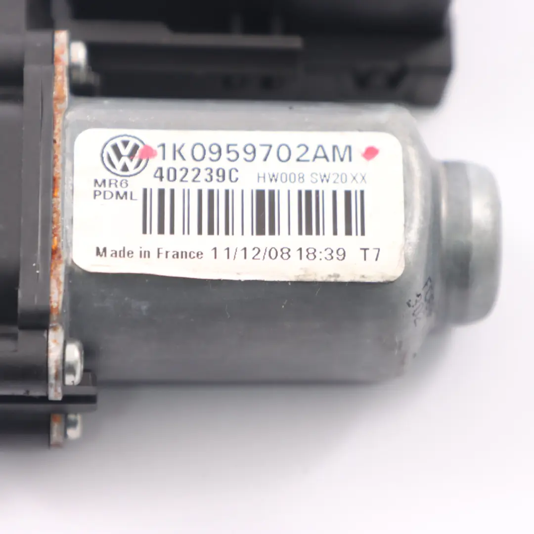 Volkswagen VW Golf VI Window Lifter Motor Front Left N/S Mechanism - SKU 1K0959702AM - Part number 1K0959702AM