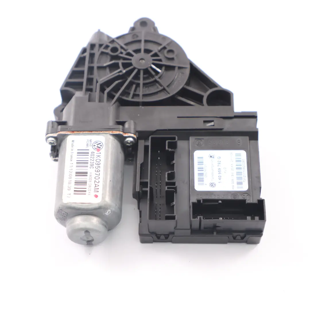 Volkswagen VW Golf VI Window Lifter Motor Front Left N/S Mechanism - SKU 1K0959702AM - Part number 1K0959702AM
