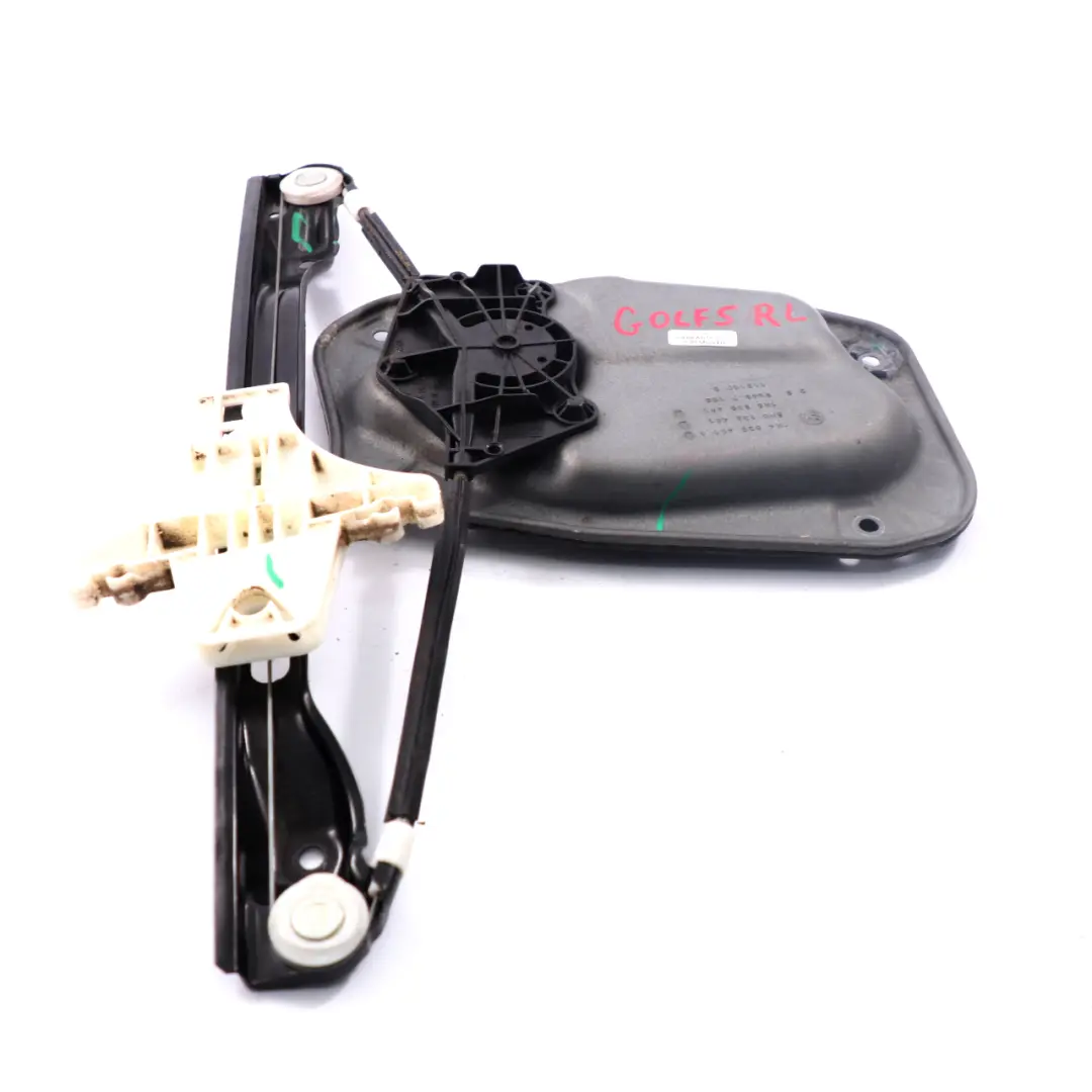 Window Lifter Regulator Carrier Rear Door Left N/S to Volkswagen Golf V with Part number 1K0959703F Volkswagen Golf V Window Lifter Regulator Carrier Rear Door Left N/S - SKU 1K0959703F - Part number 1K0959703F