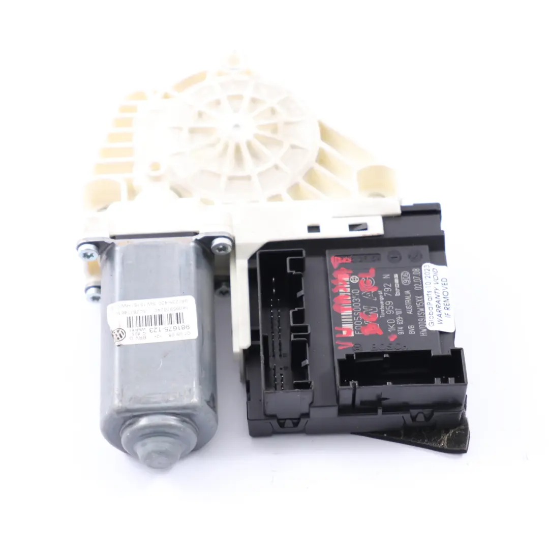 VW Volkswagen Passat B6 Motore Alzacristalli anteriore destro - SKU 1K0959792N - Numero di parte 1K0959792N