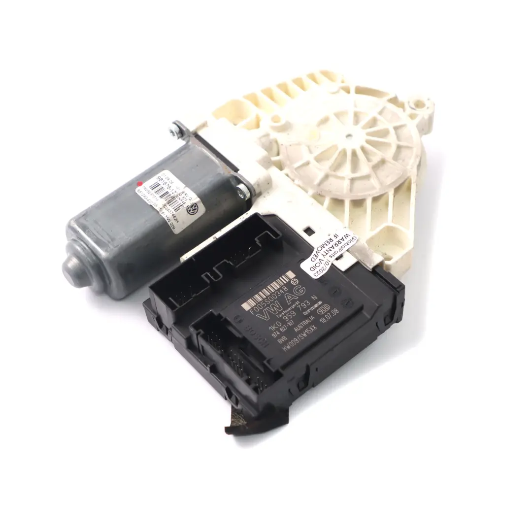 Motore Alzacristalli Anteriore Sinistro Meccanismo per VW Passat B6 con numero di parte 1K0959793N VW Passat B6 Motore Alzacristalli Anteriore Sinistro Meccanismo - SKU 1K0959793N - Numero di parte 1K0959793N