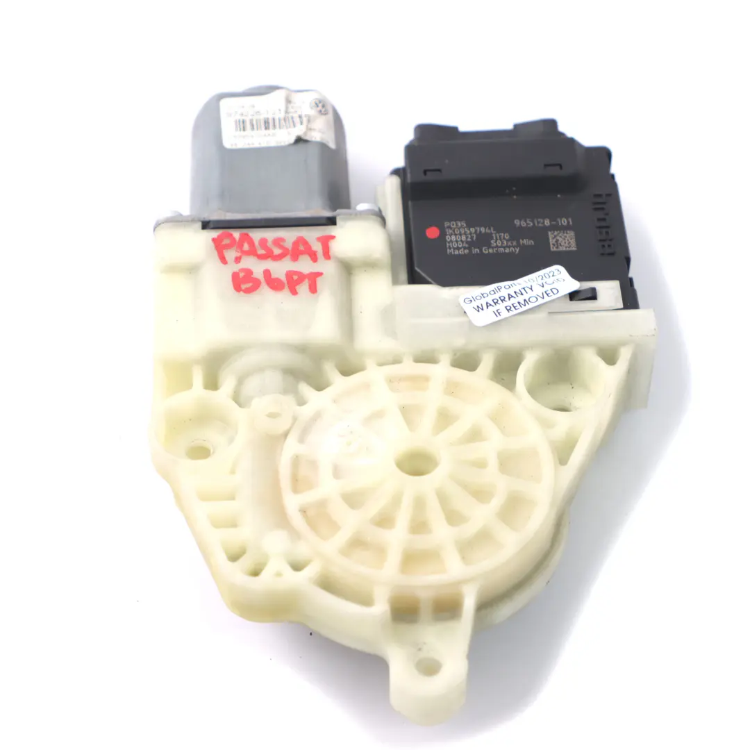 VW Passat B6 Motor Alzacristalli Porta Posteriore Destra Trasmissione - SKU 1K0959794L - Numero di parte 1K0959794L