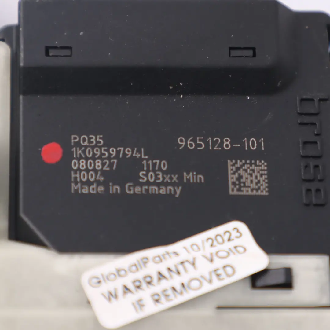 VW Passat B6 Window Lifter Motor Rear Door Right O/S Drive Unit 1K0 959 794 L - SKU 1K0959794L - Part number 1K0959794L