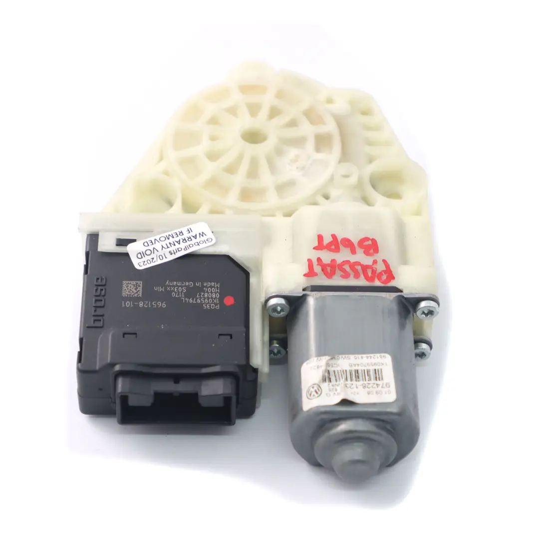 Motor elevalunas puerta trasera derecha accionamiento 1K0 959 794 L para VW Passat B6 con número de pieza 1K0959794L VW Passat B6 Motor elevalunas puerta trasera derecha accionamiento 1K0 959 794 L - SKU 1K0959794L - Número de pieza 1K0959794L