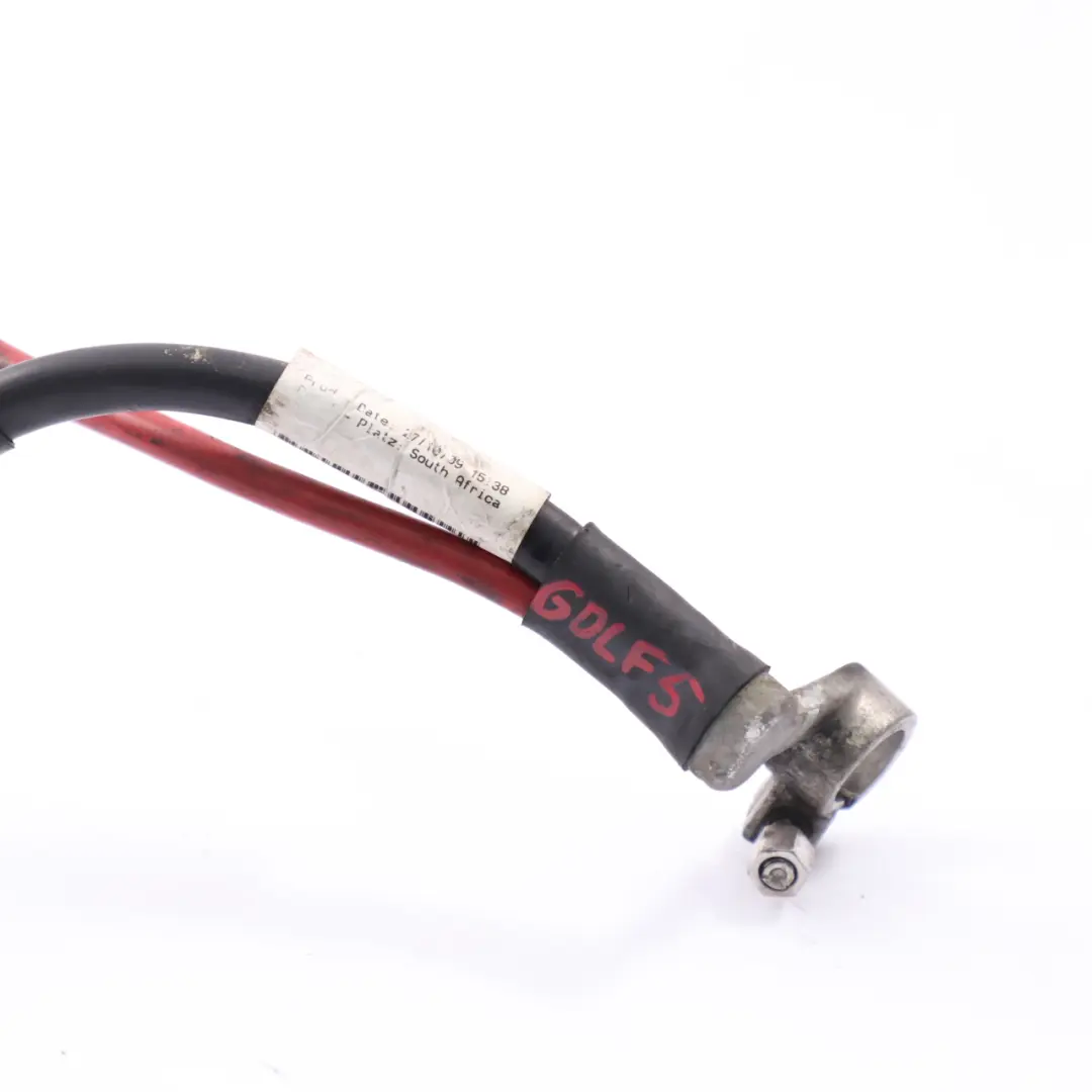 MK5 6 Audi A3 8P Cavo terminale positivo della batteria per VW Golf con numero di parte 1K0971228L VW Golf MK5 6 Audi A3 8P Cavo terminale positivo della batteria - SKU 1K0971228L - Numero di parte 1K0971228L