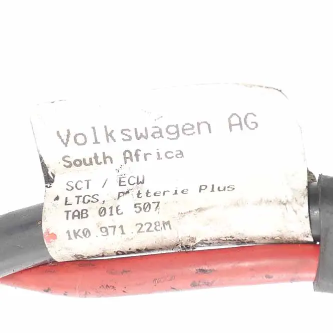  Batteriekabel Volkswagen VW Golf Mk5 Pluspolkabel - SKU 1K0971228M - Teilenummer 1K0971228M