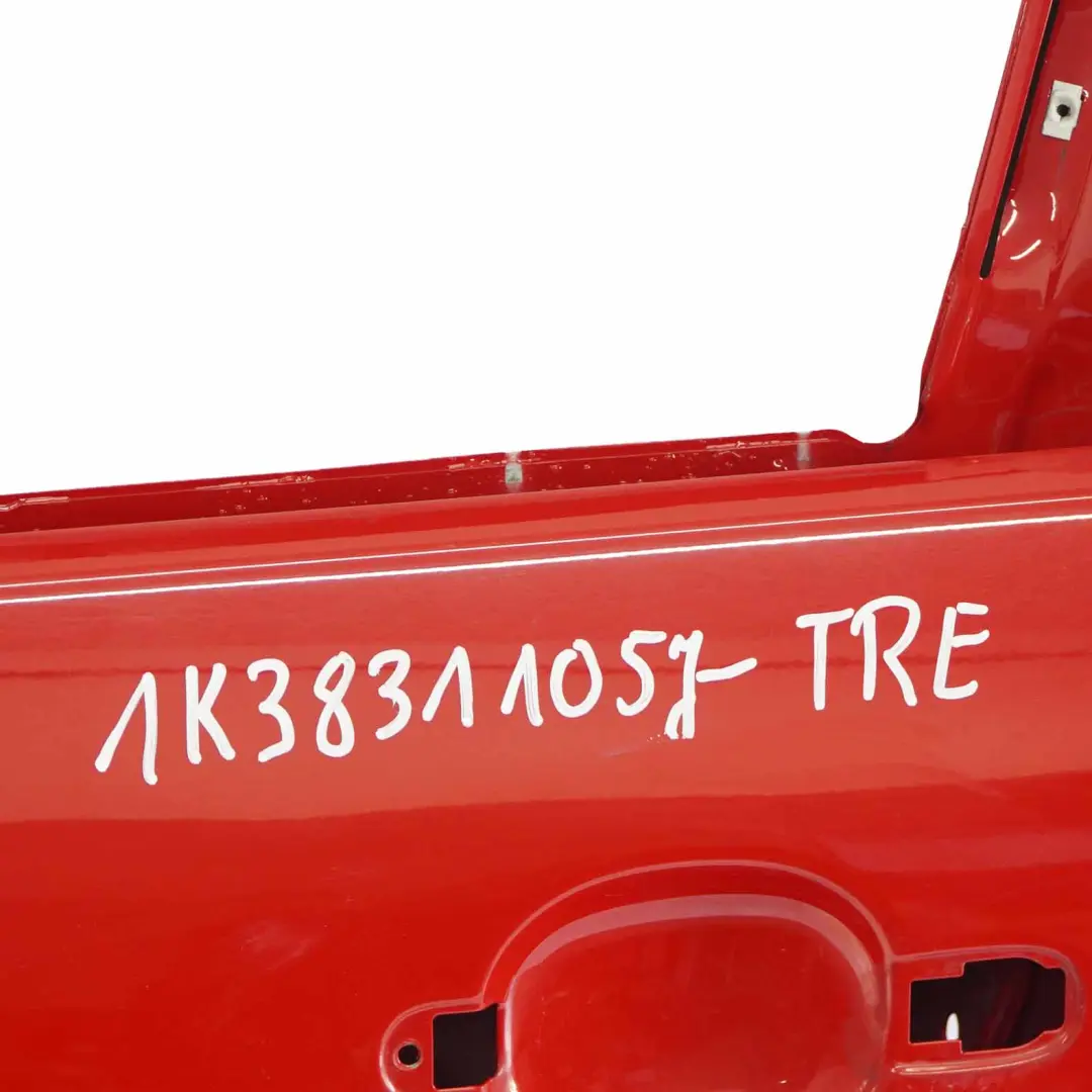 VW Volkswagen Golf Mk5 Door Front Left N/S Panel Tornado Red - LY3D - SKU 1K3831105J-TRE - Part number 1K3831105J