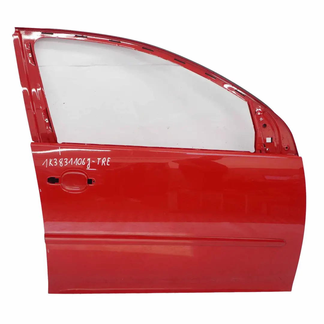 Mk5 Door Front Right O/S Panel Tornado Red - LY3D to VW Volkswagen Golf with Part number 1K3831106J VW Volkswagen Golf Mk5 Door Front Right O/S Panel Tornado Red - LY3D - SKU 1K3831106J-TRE - Part number 1K3831106J