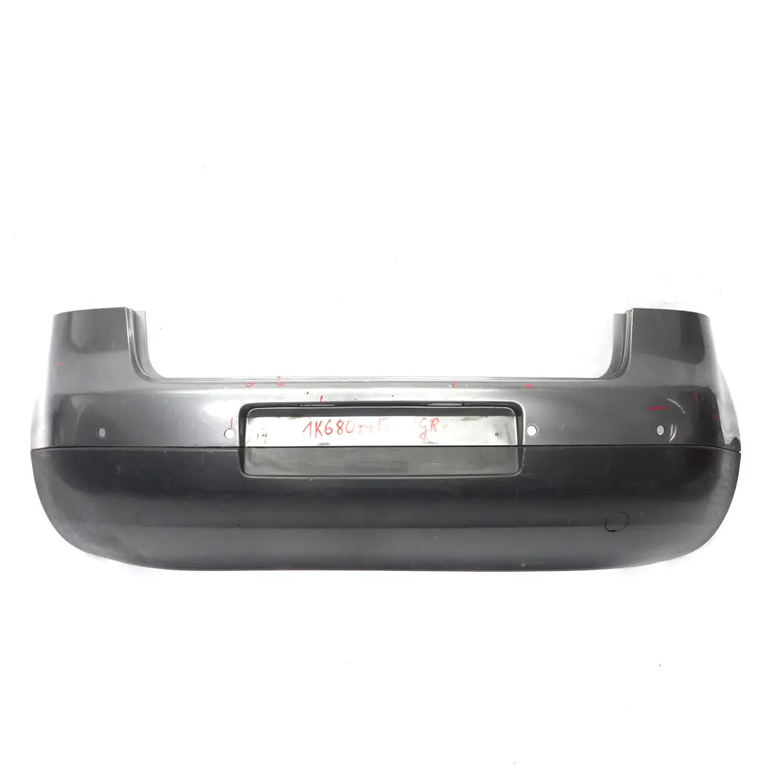 Volkswagen VW Golf VI Przedni Zderzak United Grey Szary Metalik - LA7T - SKU 1K6807417-UGR - Numer Części 1K6807417