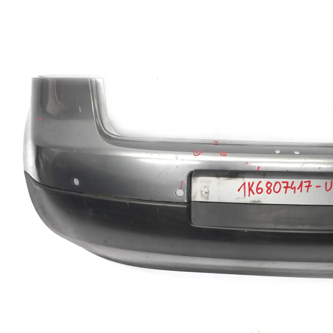 Volkswagen VW Golf VI Przedni Zderzak United Grey Szary Metalik - LA7T - SKU 1K6807417-UGR - Numer Części 1K6807417