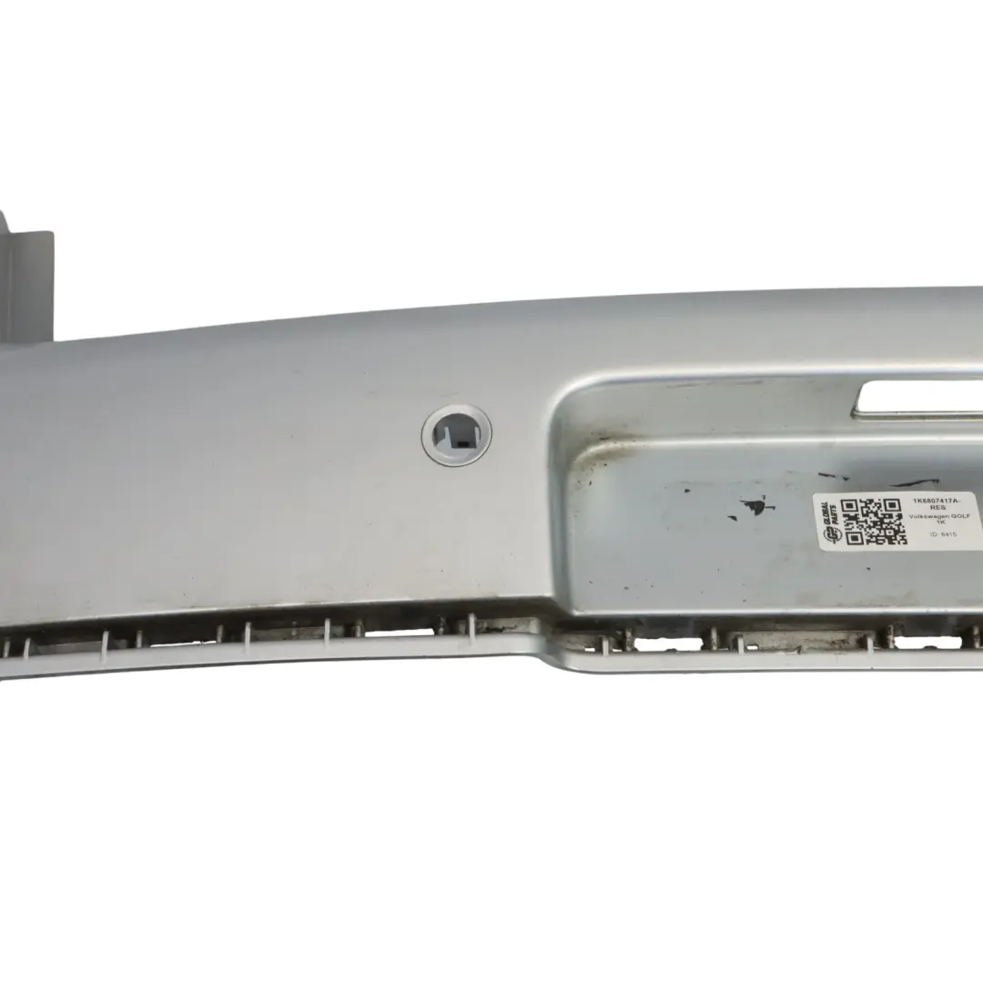 Volkswagen VW Golf Mk5 Stoßstange hinten Zierleiste Abdeckung Reflex Silber A7W - SKU 1K6807417A-RES - Teilenummer 1K6807417A