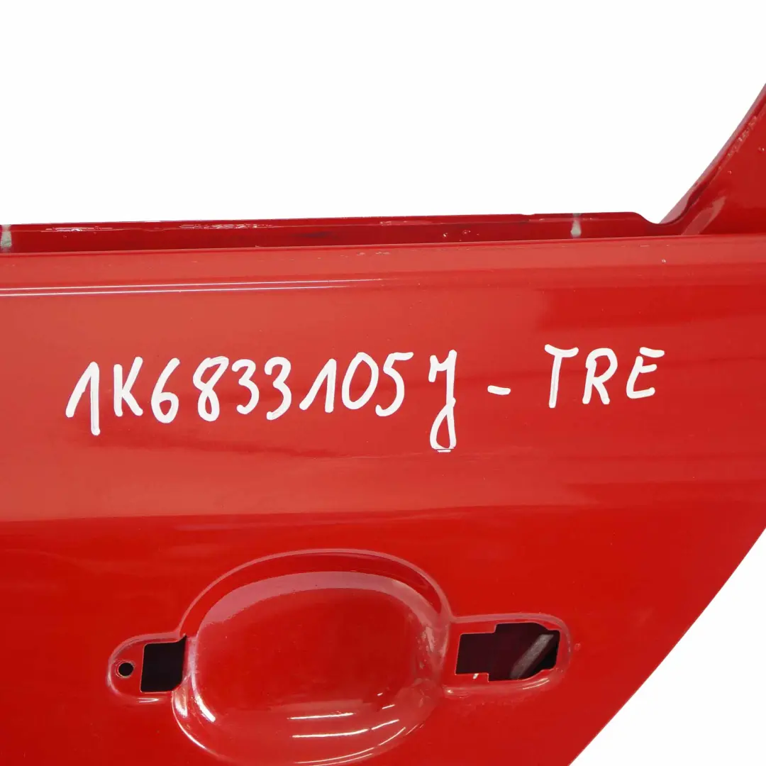 VW Volkswagen Golf V Panneau arrière gauche de porte Tornado rouge - LY3D - SKU 1K6833105J-TRE - Numéro de pièce 1K6833105J