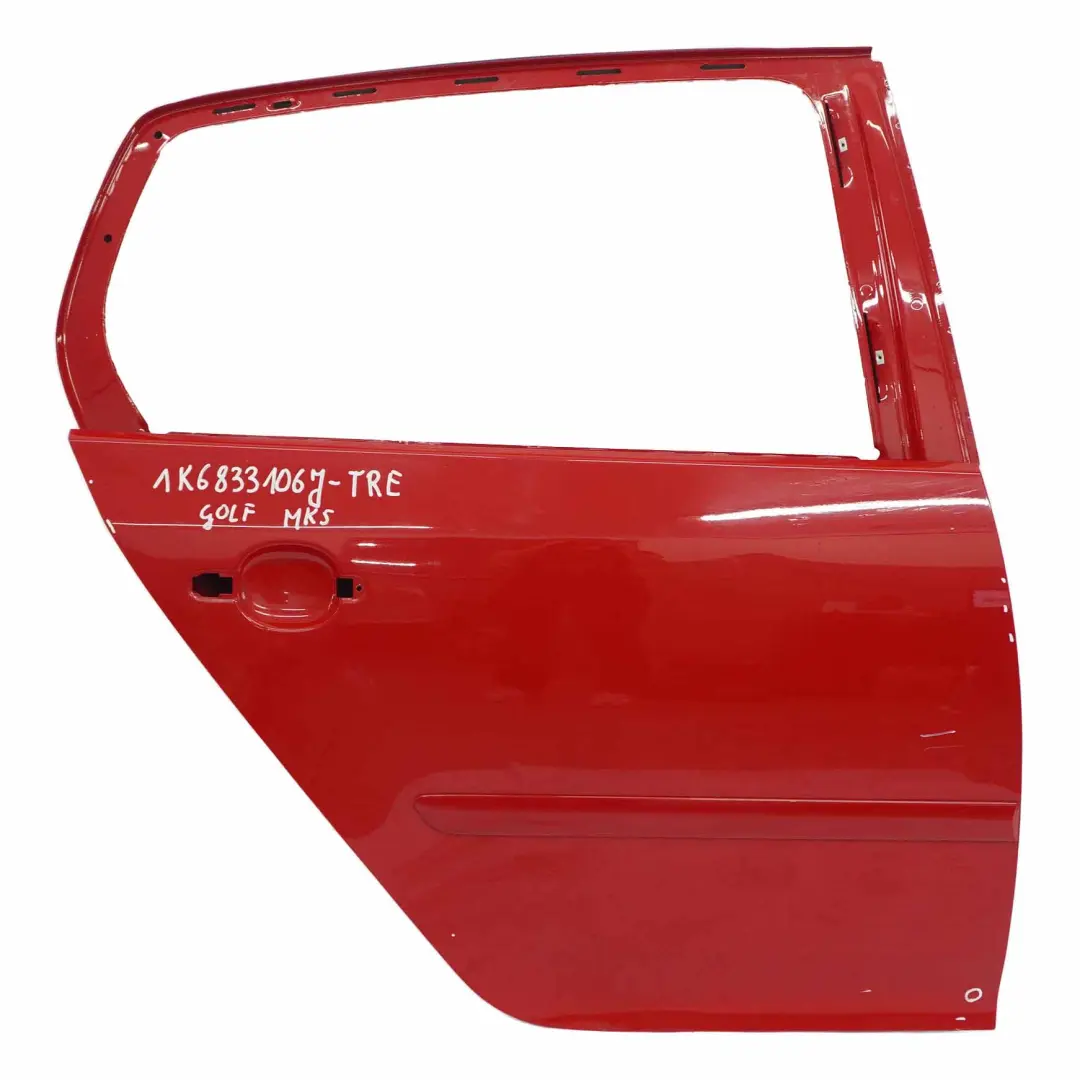 MK5 5 Door Rear Right O/S Panel Tornado Red - LY3D to VW Volkswagen Golf with Part number 1K6833106J VW Volkswagen Golf MK5 5 Door Rear Right O/S Panel Tornado Red - LY3D - SKU 1K6833106J-TRE - Part number 1K6833106J