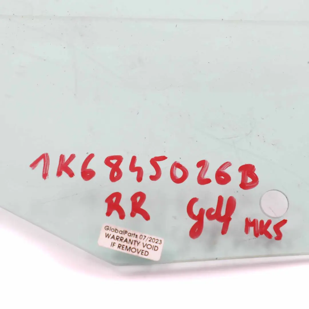 Volkswagen VW Golf Mk5 Window Glass Rear Door Right O/S Glazing AS2 - SKU 1K6845026B - Part number 1K6845026B
