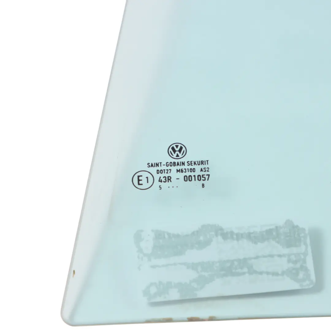 1K Trasera Izquierda Ventana Vidrio Puerta Cuarto AS2 para VW Golf V 5 con número de pieza 1K6845215A VW Golf V 5 1K Trasera Izquierda Ventana Vidrio Puerta Cuarto AS2 - SKU 1K6845215A - Número de pieza 1K6845215A