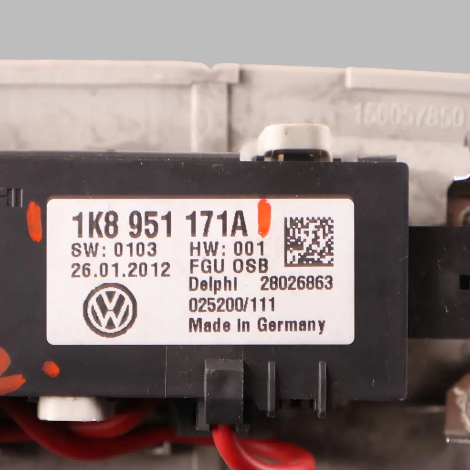 Seat Ibiza 4 6J Ultrasonic Alarm Module Roof Trim Cover Panel - SKU 1K8951171A - Part number 1K8951171A