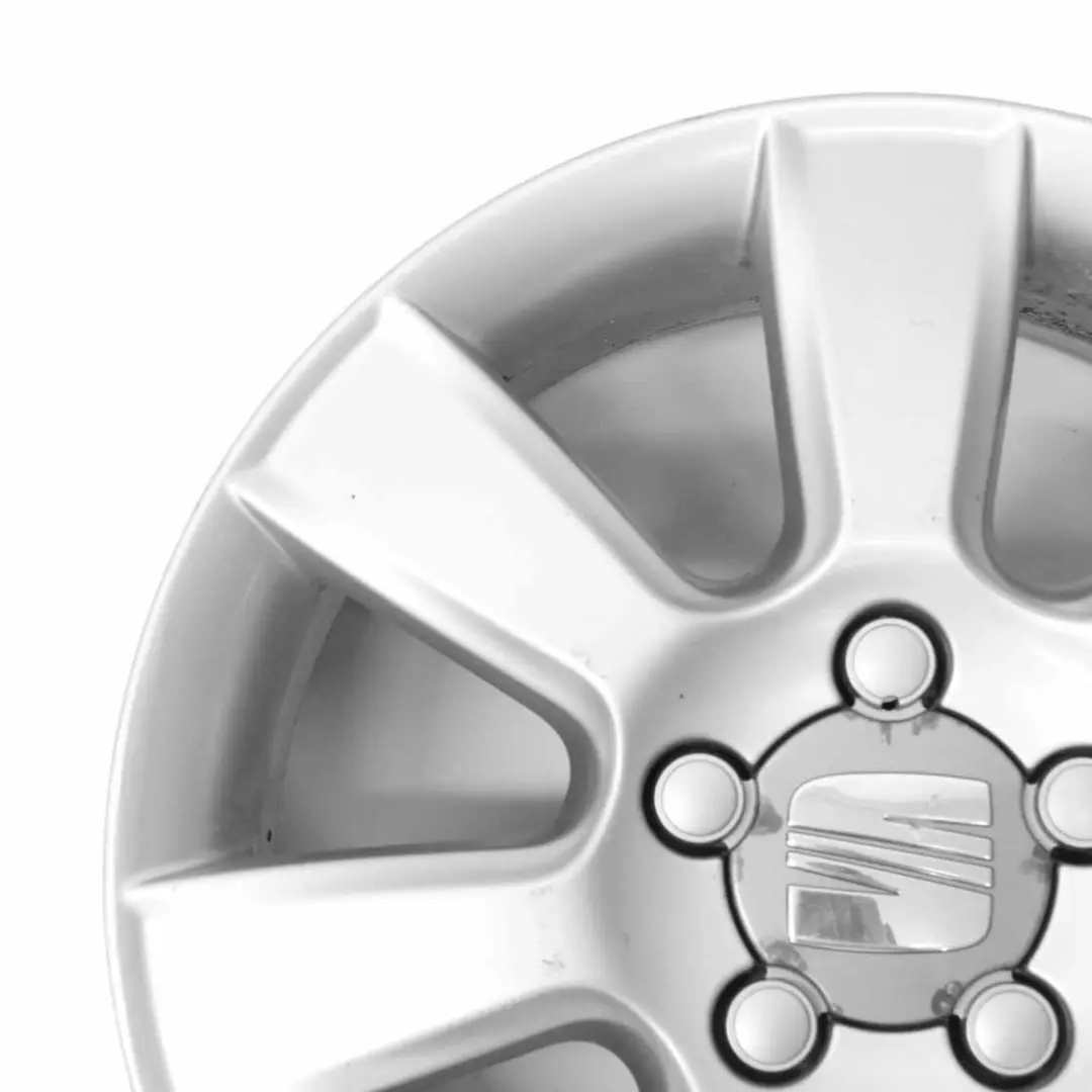 Jante alliage argent 16" 6,5J ET:50 pour Seat Leon II à propos du numéro de pièce 1P0601025G Seat Leon II Jante alliage argent 16" 6,5J ET:50 - SKU 1P0601025G-2 - Numéro de pièce 1P0601025G