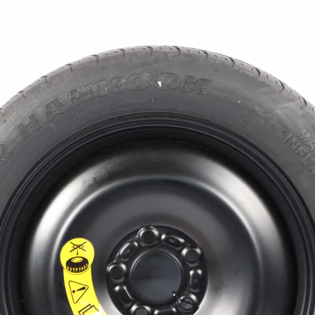 Ford Mondeo MK3 Black Spare Wheel Rim Steel R16 Tyre 125/85 1S71MH-05109 - SKU 1S71MH05109 - Part number 1S71MH05109
