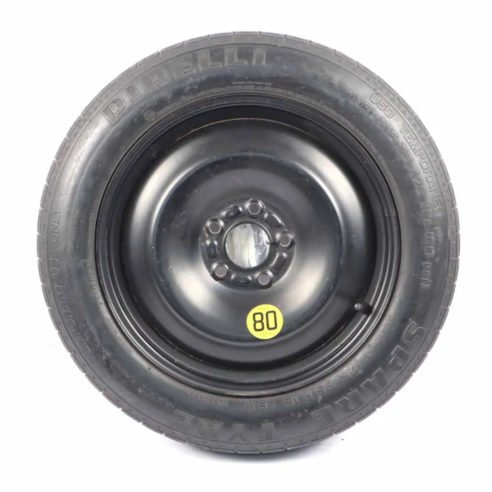 Spare Wheel Rim Steel R16 Tyre 125/85 1S71MH-06300 to Volvo S40 Black with Part number 1S71MH06300 Volvo S40 Black Spare Wheel Rim Steel R16 Tyre 125/85 1S71MH-06300 - SKU 1S71MH06300 - Part number 1S71MH06300