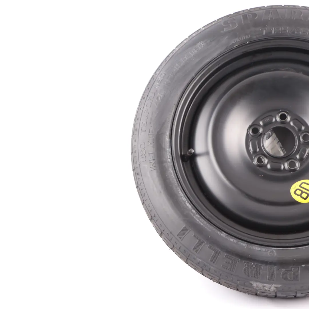 MK2 Black Spare Wheel Rim Steel R16 Tyre 125/85 1S71MH-07170 to Ford Focus with Part number 1S71MH07170 Ford Focus MK2 Black Spare Wheel Rim Steel R16 Tyre 125/85 1S71MH-07170 - SKU 1S71MH07170 - Part number 1S71MH07170