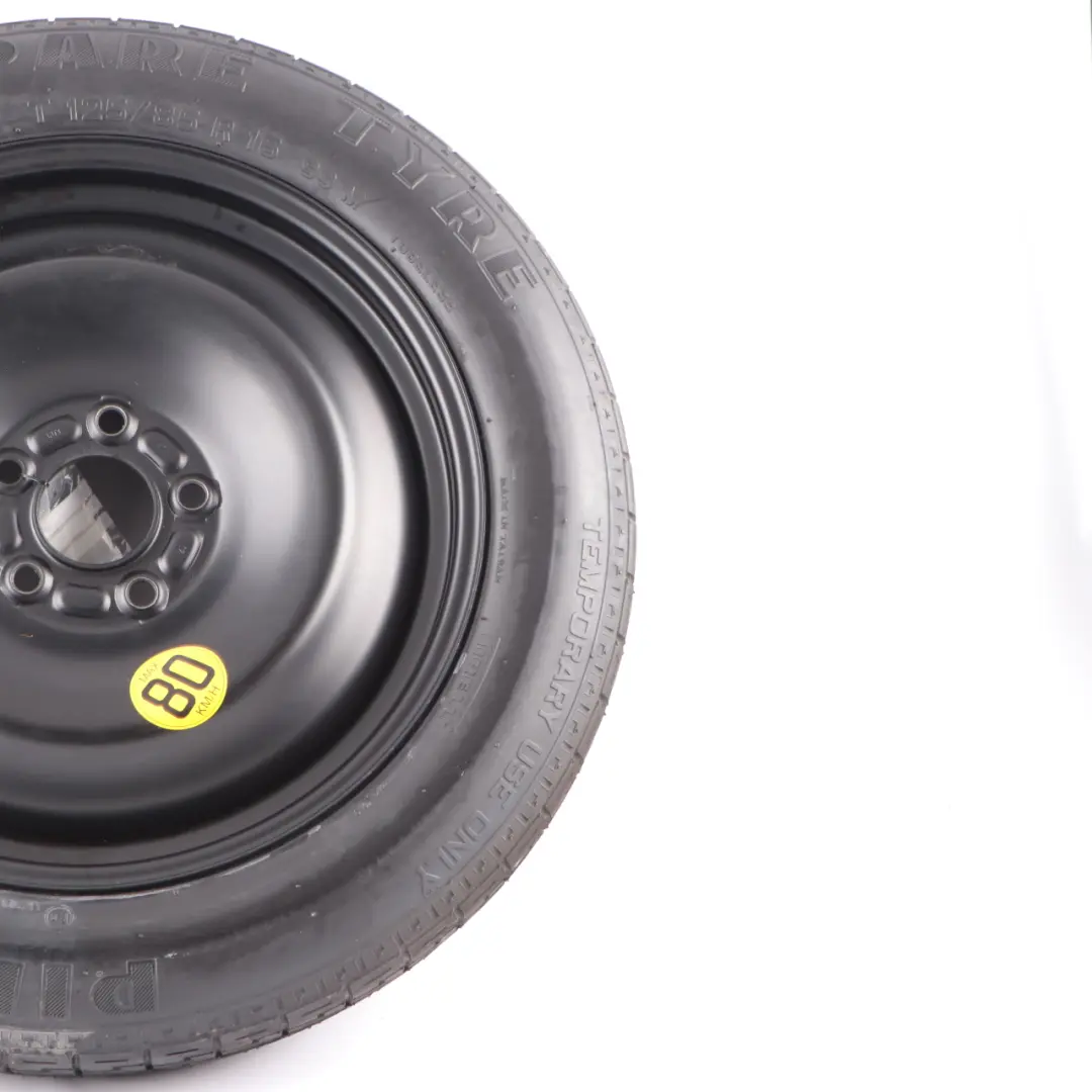 MK2 Black Spare Wheel Rim Steel R16 Tyre 125/85 1S71MH-07170 to Ford Focus with Part number 1S71MH07170 Ford Focus MK2 Black Spare Wheel Rim Steel R16 Tyre 125/85 1S71MH-07170 - SKU 1S71MH07170 - Part number 1S71MH07170