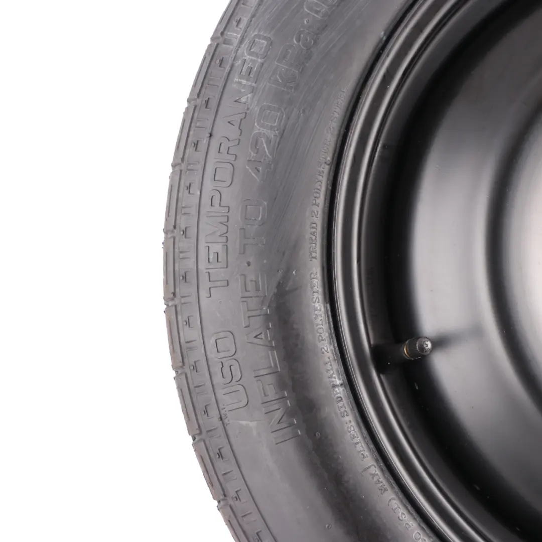 MK2 Black Spare Wheel Rim Steel R16 Tyre 125/85 1S71MH-07170 to Ford Focus with Part number 1S71MH07170 Ford Focus MK2 Black Spare Wheel Rim Steel R16 Tyre 125/85 1S71MH-07170 - SKU 1S71MH07170 - Part number 1S71MH07170