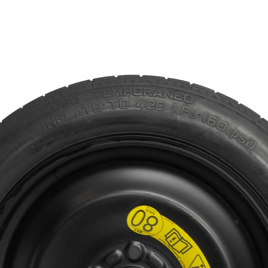 Ford Mondeo MK3 Compact Spare Wheel Steel R16 Tyre 125/85 1S71MH-08191 - SKU 1S71MH08191 - Part number 1S71MH08191