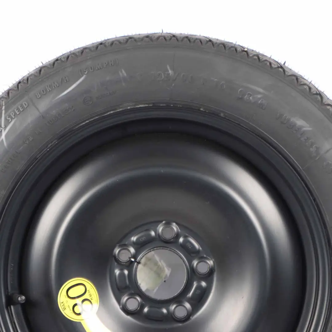 Ford Mondeo MK4 Compact Spare Wheel Steel R16 Tyre 125/90 1S71MH-09062 - SKU 1S71MH09062 - Part number 1S71MH09062