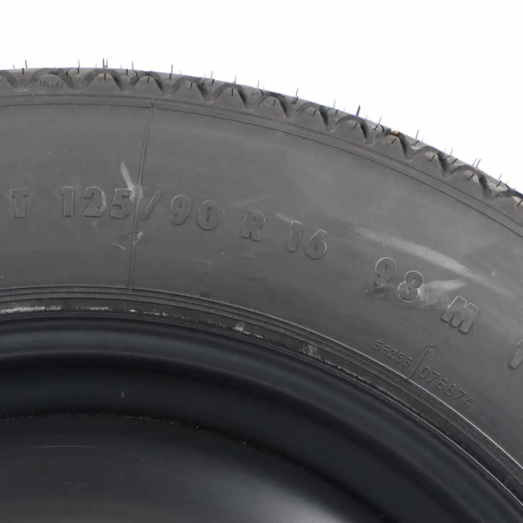 Ford Mondeo MK4 Compact Spare Wheel Steel R16 Tyre 125/90 1S71MH-09062 - SKU 1S71MH09062 - Part number 1S71MH09062