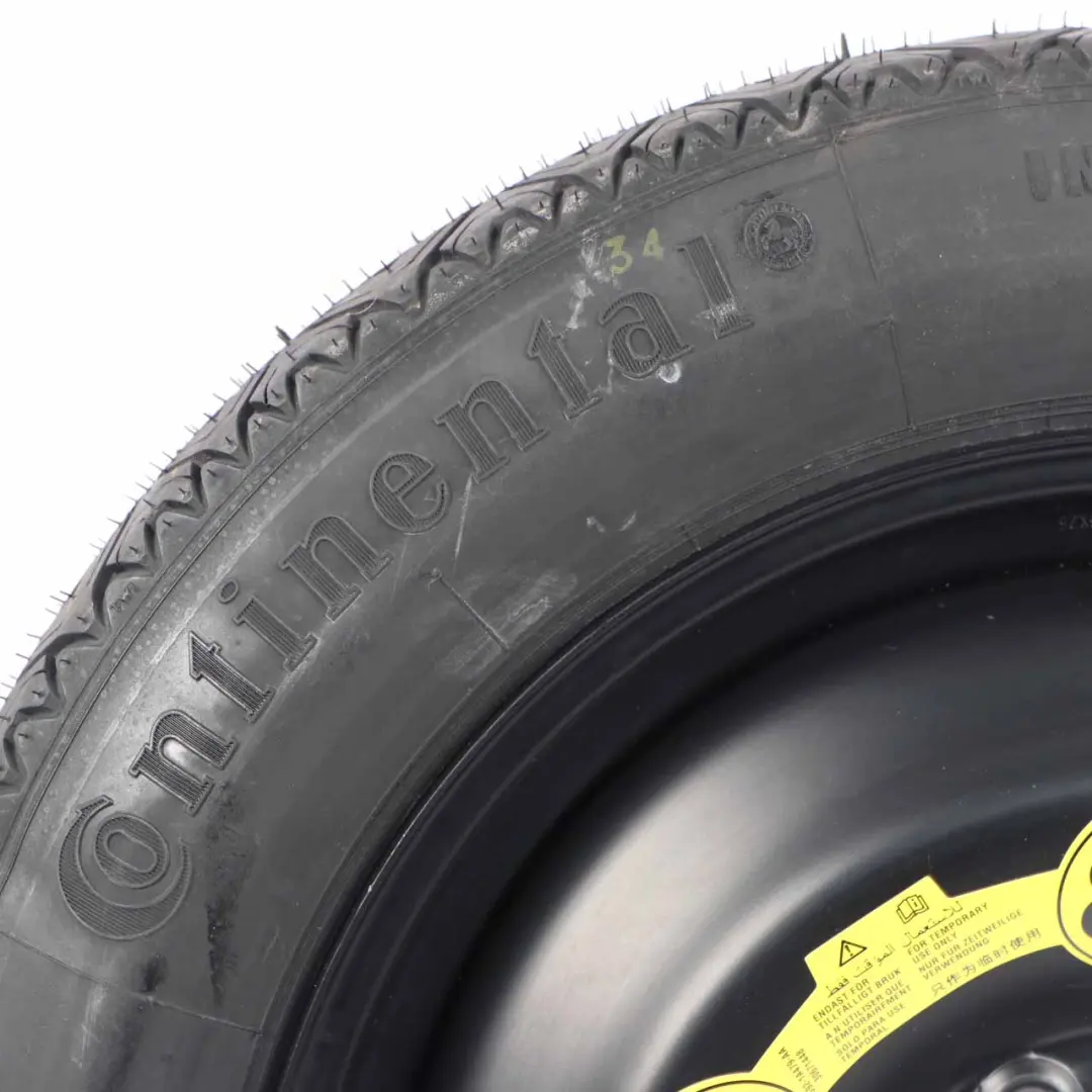 Ford Mondeo MK4 Compact Spare Wheel Steel R16 Tyre 125/90 1S71MH-09062 - SKU 1S71MH09062 - Part number 1S71MH09062