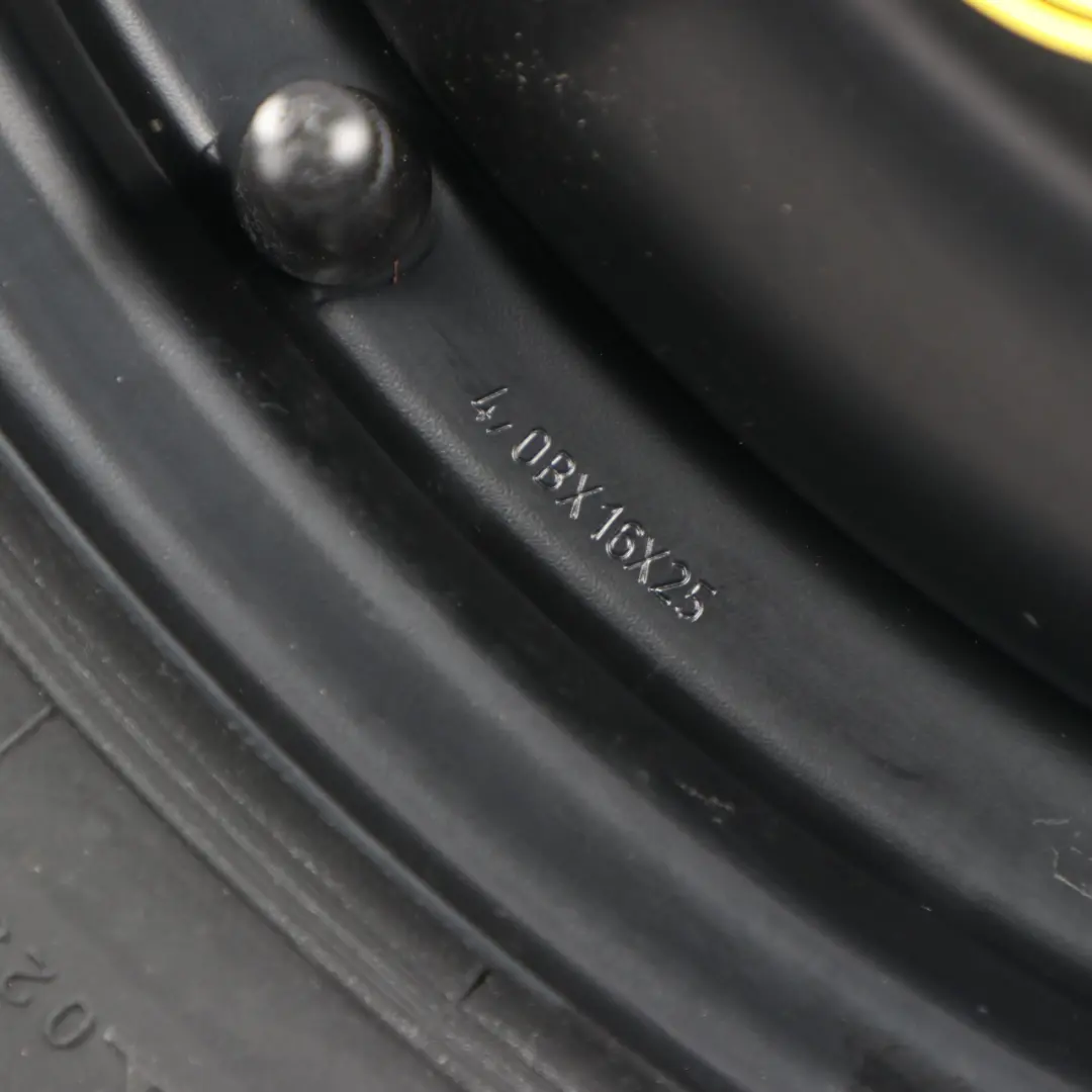Ford Mondeo MK4 Compact Spare Wheel Steel R16 Tyre 125/90 1S71MH-09062 - SKU 1S71MH09062 - Part number 1S71MH09062