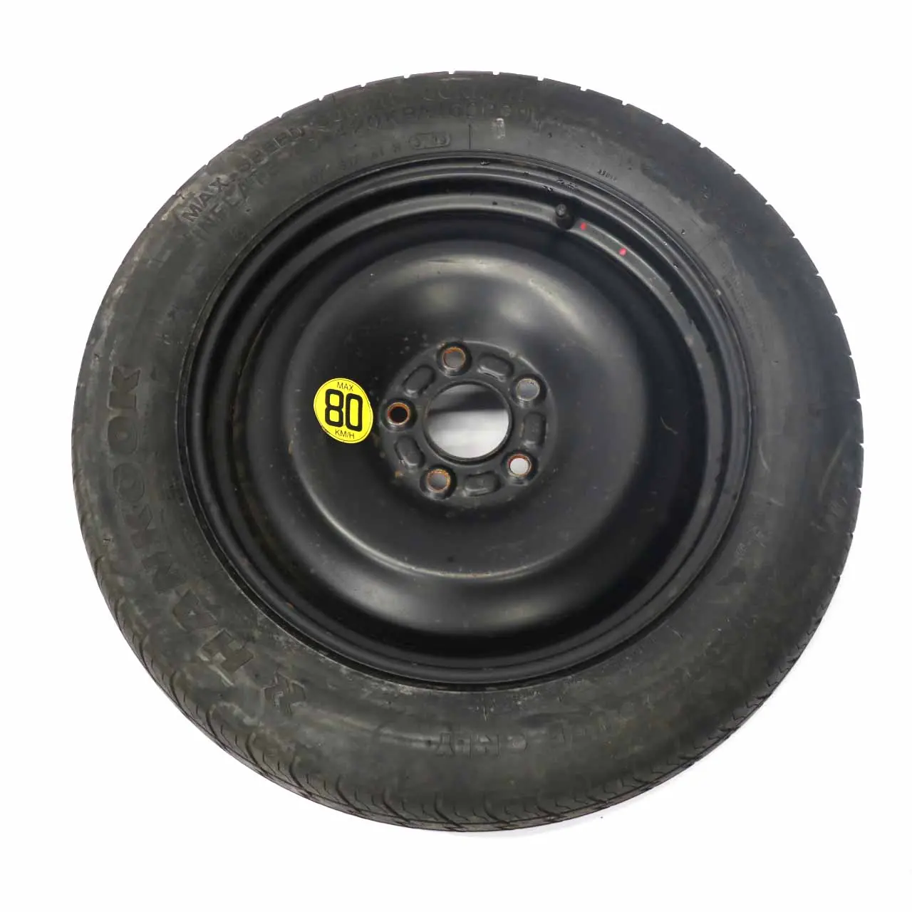Ford Mondeo MK3 Noir Roue de secours Jante Acier R16 Pneu 125/85 1S71MH-09321