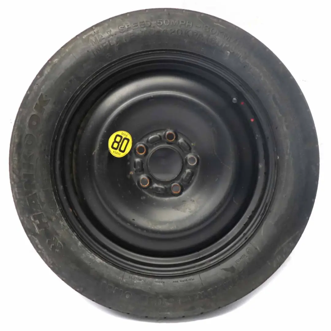MK3 Noir Roue de secours Jante Acier R16 Pneu 125/85 1S71MH-09321 pour Ford Mondeo à propos du numéro de pièce 1S71MH05109 Ford Mondeo MK3 Noir Roue de secours Jante Acier R16 Pneu 125/85 1S71MH-09321 - SKU 1S71MH09321 - Numéro de pièce 1S71MH05109