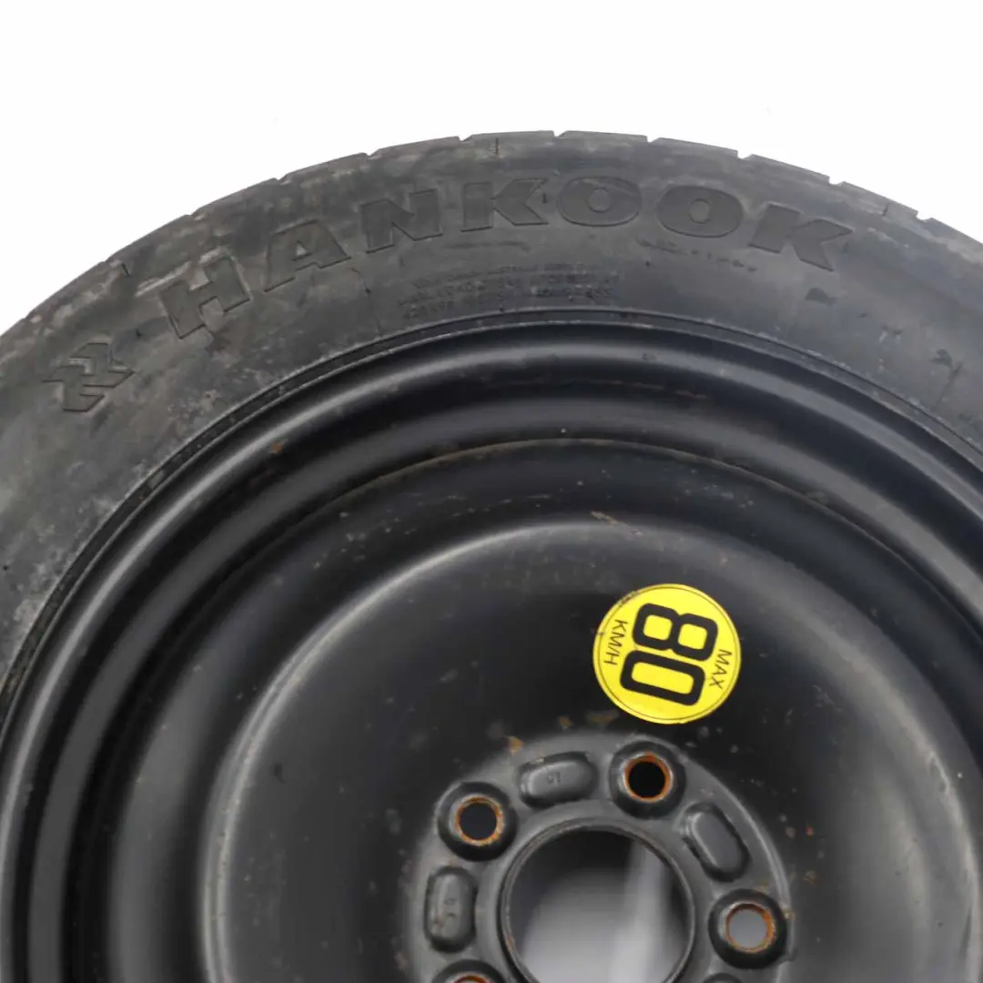 Ford Mondeo MK3 Negro Llanta Repuesto Acero R16 Neumático 125/85 1S71MH-09321 - SKU 1S71MH09321 - Número de pieza 1S71MH05109