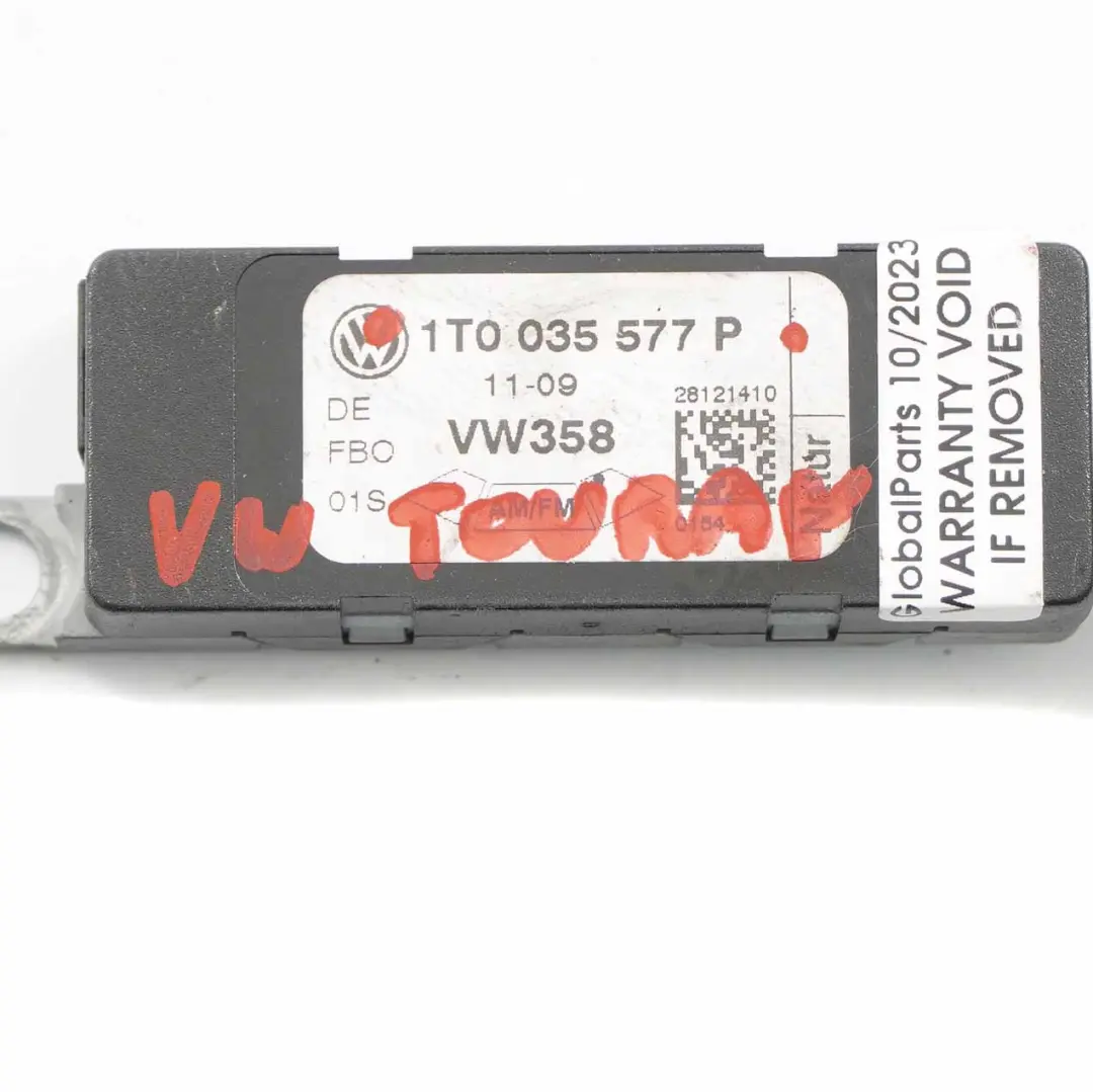 VW Volkswagen Touran 1T Aerial Antenna Amplifier Unit Module - SKU 1T0035577P - Part number 1T0035577P