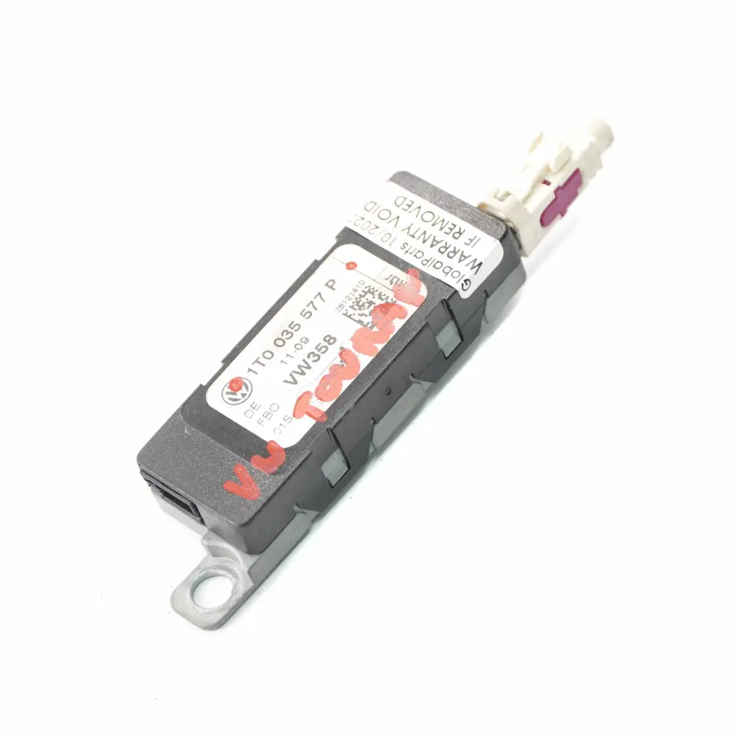 Aerial Antenna Amplifier Unit Module to VW Volkswagen Touran 1T with Part number 1T0035577P VW Volkswagen Touran 1T Aerial Antenna Amplifier Unit Module - SKU 1T0035577P - Part number 1T0035577P