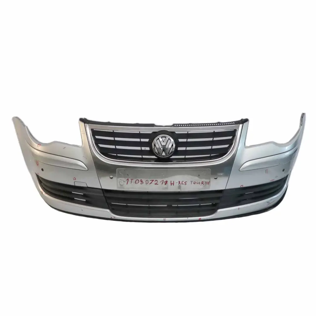 Bumper Front Trim Cover Reflex Silver Metallic - LA7W to Volkswagen VW Touran 1T with Part number 1T0807217H Volkswagen VW Touran 1T Bumper Front Trim Cover Reflex Silver Metallic - LA7W - SKU 1T0807217H-RES - Part number 1T0807217H