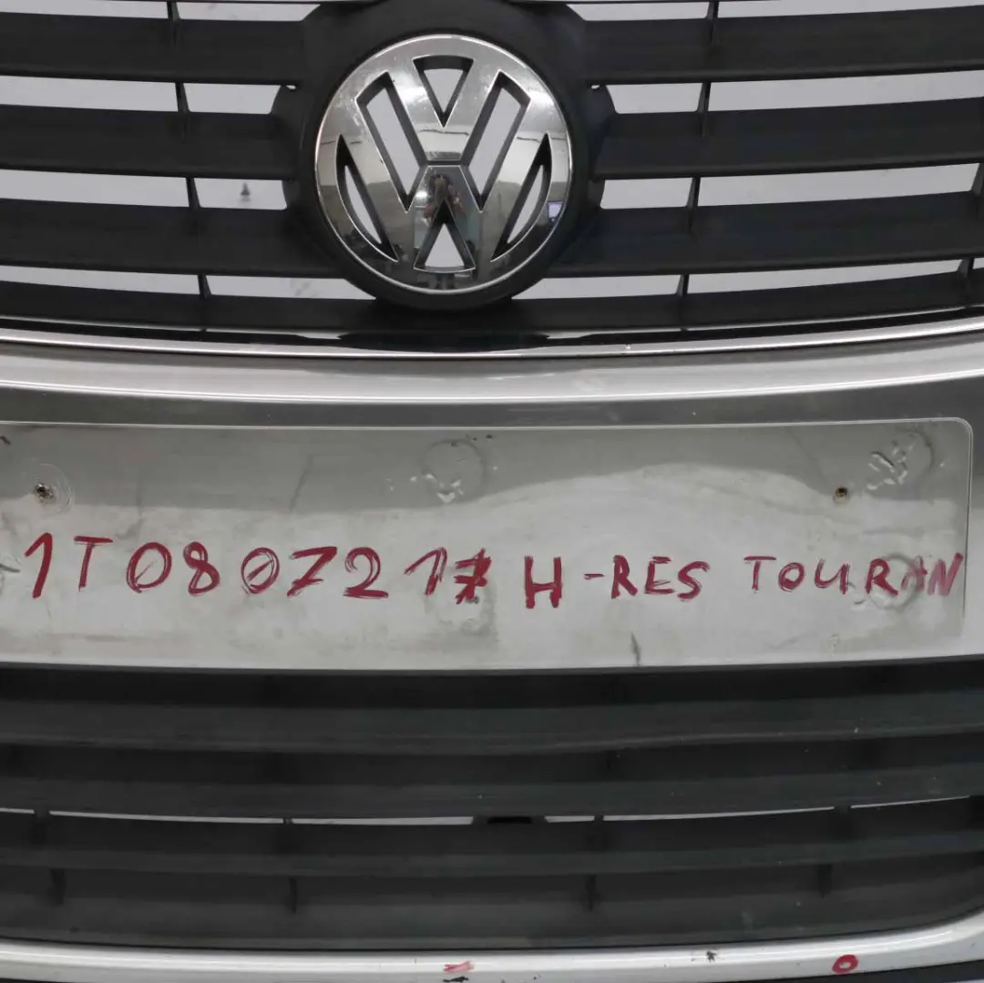 Volkswagen VW Touran Przedni Zderzak Reflex Silver - SKU 1T0807217H-RES - Numer Części 1T0807217H